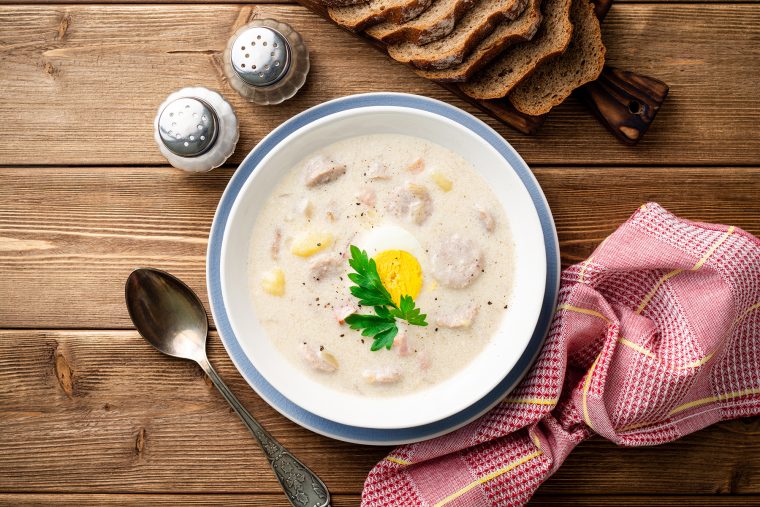 Polish Ryemeal Soup