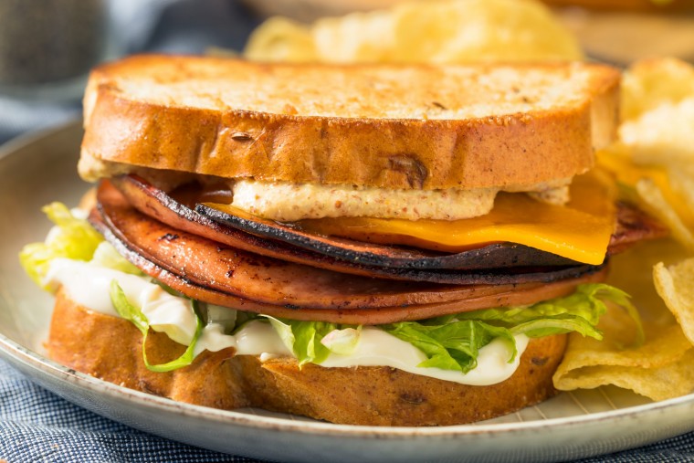 Fried Bologna Sandwich
