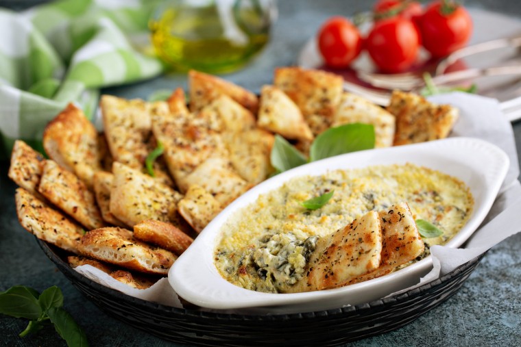 Artichoke Spinach Dip with Sausage