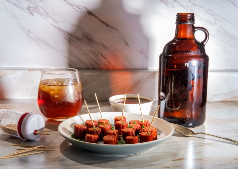 Brown Sugar Bourbon Hot Dogs