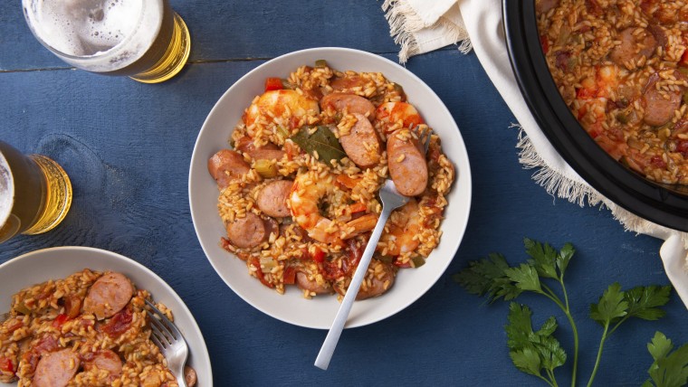 Spicy Slow Cooker Jambalaya