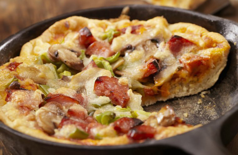 BBQ Deep Dish Pizza