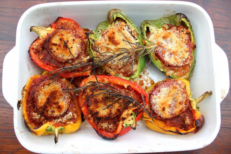 Sausage-Stuffed Peppers